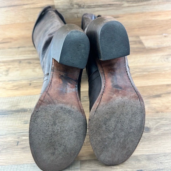 Frye Jane Tall Cuff Over Knee Boots Size 9B, SLT Slate 1361 - Picture 8 of 11